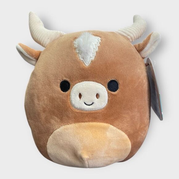 Kelly Toy Squishmallow 8" Wilfred the Highland Cow New with Tags - Picture 1 of 7